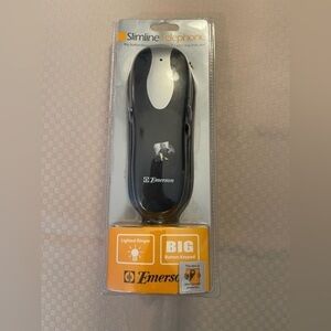 Emerson Slimline big button corded telephone. NWT​